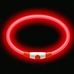 Универсальный светящийся ошейник для собак Trox TR-50 Красный