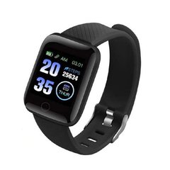 Фитнес смарт часы Smart Bracelet Черные