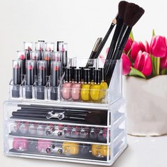Акриловий органайзер Cosmetic Storage Box для косметики (3 шухлядки)
