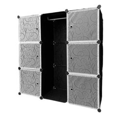 Пластикова шафа Storage Cube Cabinet MP-39-61, 9 секцій