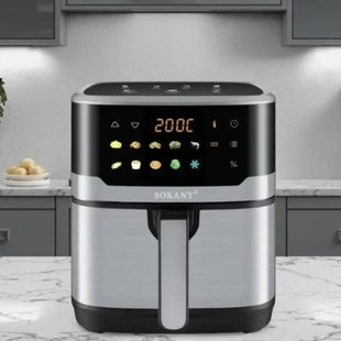 Аэрофритюрница 7,5л 2200Вт Sokany SK-10085Черная с серым