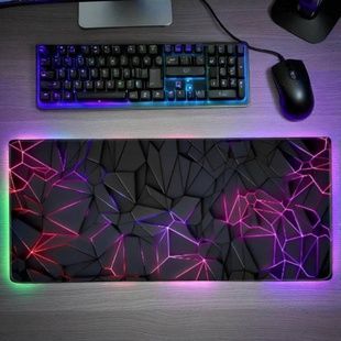 Коврик для компьютерной мыши 70*30см STITCHED SPEED SURFACE Черный с принтом