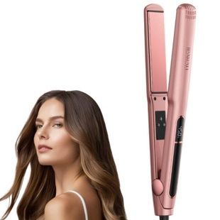 Выпрямитель для волос 150-230&deg;C, титановое покрытие, LED display, 50W IPARAH P-122 Красный