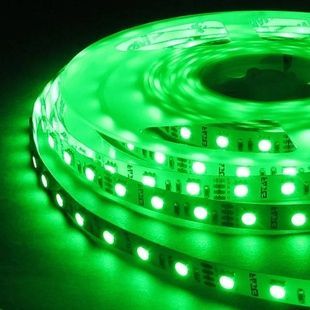 Стрічка світлодіодна вулична 5м LED 5050 G Rope-Lights Зелена