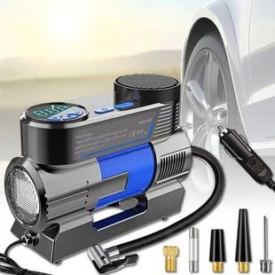 Автомобільний компресор з дисплеєм 12В air pump 25521-3 Чорний