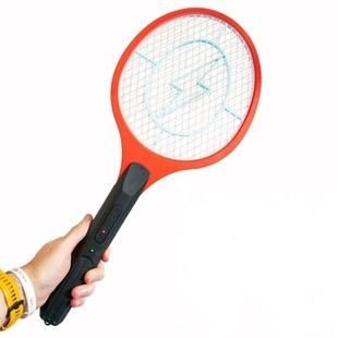 Знищувач електричних комарів у вигляді тенісної ракетки Червоний