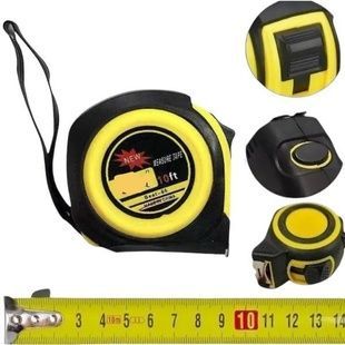 Рулетка будівельна вимірювальна 5м*16мм Tape measure5M Чорна жовтим