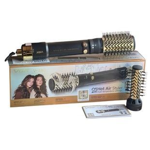 Фен-стайлер со сменными насадками Blow-dry brush AND V-480 Золотой