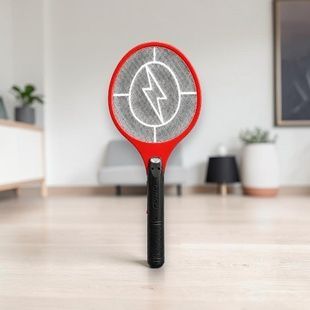 Знищувач електричних комарів у вигляді тенісної ракетки Червоний