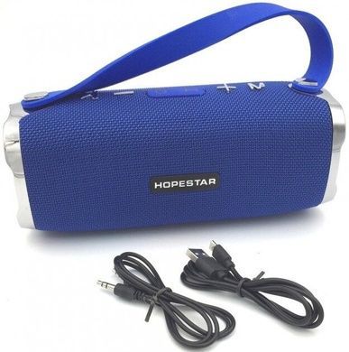 Портативна бездротова Bluetooth колонка Hopestar H24 Синя