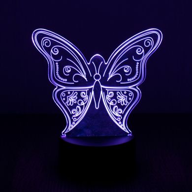Настольный светильник New Idea 3D Desk Lamp Бабочка