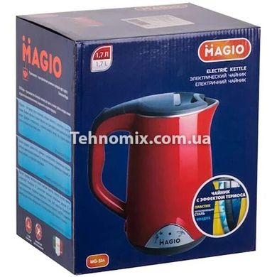 Электрочайник - термос Magio МG-514 1800 Вт 1.7 л Красный