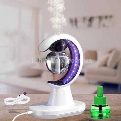Зволожувач повітря з відлякувачем комарів та підсвічуванням Mosquito Killer Lamp Білий