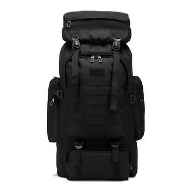 Тактичний армійський рюкзак на 80 л, 70x33x15 см Чорний