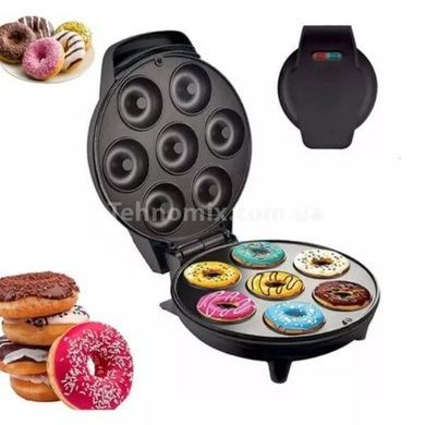 Прибор для приготовления пончиков на 7 шт Donut Maker Черный