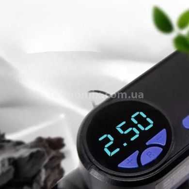 Автомобільний компресор з дисплеєм 12В air pump 25521-3 Чорний