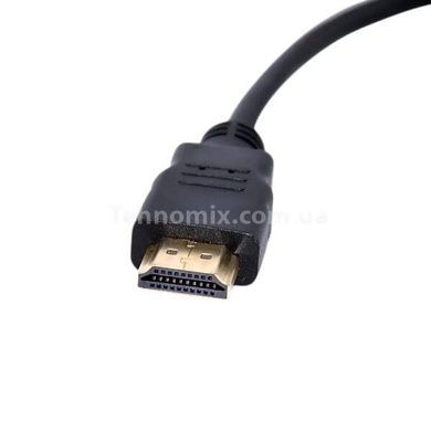 Конвертер HDMI на VGA с audio кабелем Черный