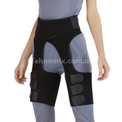 Утягивающий пояс для похудения и коррекции фигуры ADJUSTABLE ONE PIECE WAIST BAND L/XL Черный