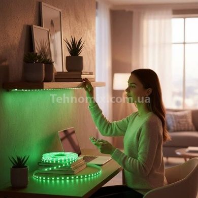 Стрічка світлодіодна вулична 5м LED 5050 G Rope-Lights Зелена