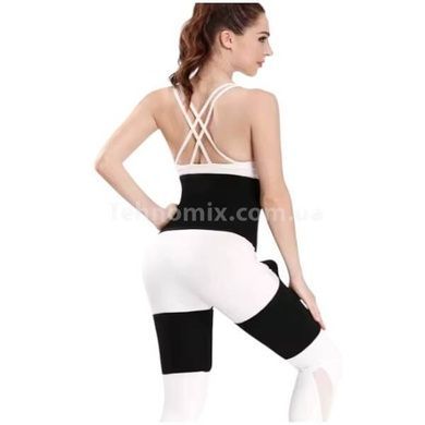 Утягивающий пояс для похудения и коррекции фигуры ADJUSTABLE ONE PIECE WAIST BAND L/XL Черный