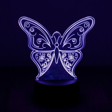 Настольный светильник&nbsp;New Idea 3D Desk Lamp Бабочка