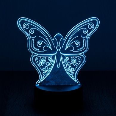 Настольный светильник&nbsp;New Idea 3D Desk Lamp Бабочка
