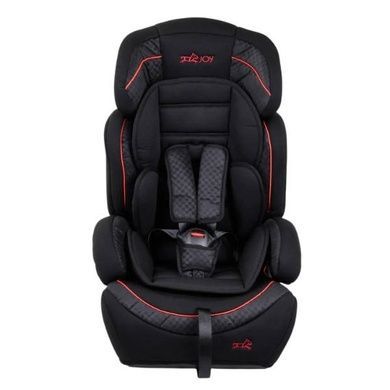 Дитяче автокрісло універсальне від 9-36кг з бустером I/II/III група JOY 49779 Чорне з червоним