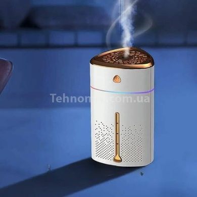 Зволожувач повітря з підсвічуванням Fog Humidifier 8496 Біло-золотий