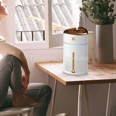 Зволожувач повітря з підсвічуванням Fog Humidifier 8496 Біло-золотий