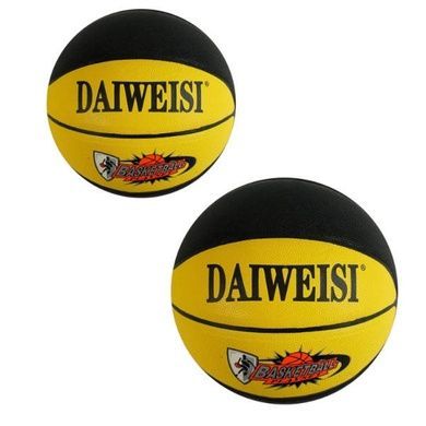 М'яч баскетбольний DAIWEISI PU 580-600гр №7 M 48583 Жовтий з чорним