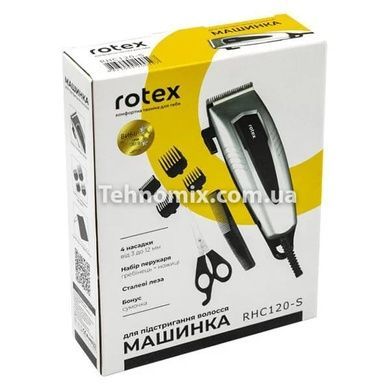 Машинка для стрижки ROTEX RHC120-S 10 Вт, 4 насадки