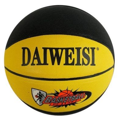 М'яч баскетбольний DAIWEISI PU 580-600гр №7 M 48583 Жовтий з чорним
