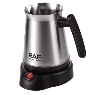 Турка электрическая автоматическая 0,5л 600Вт Electric Coffee Pot R.7318 RAF Стальная