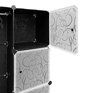 Пластикова шафа Storage Cube Cabinet MP-39-61, 9 секцій
