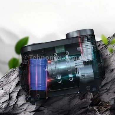 Автомобільний компресор з дисплеєм 12В air pump 25521-3 Чорний