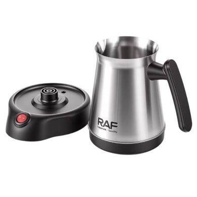 Турка электрическая автоматическая 0,5л 600Вт Electric Coffee Pot R.7318 RAF Стальная