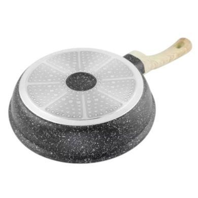 Набор сковородок c антипригарным покрытием 3шт с крышками Frying Pan Cookware Set RAF R80008 Черные