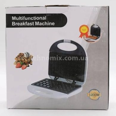 Вафельниця електрична 1200Вт The Waffle Maker Біла