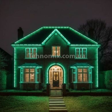 Стрічка світлодіодна вулична 5м LED 5050 G Rope-Lights Зелена