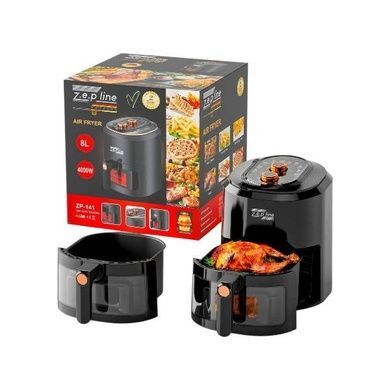 Фритюрниця 8л 4000Вт Zepline ZP-209 Чорна