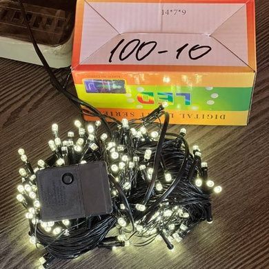 Гирлянда внутренняя линейная 300LED 220V AND 100-10 Черный провод, теплый свет