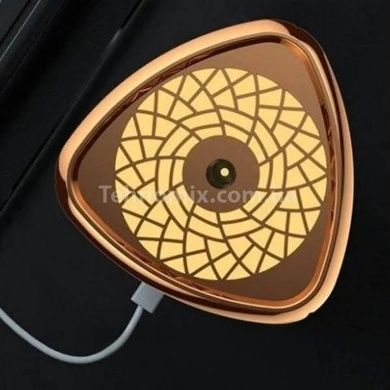 Зволожувач повітря з підсвічуванням Fog Humidifier 8496 Біло-золотий