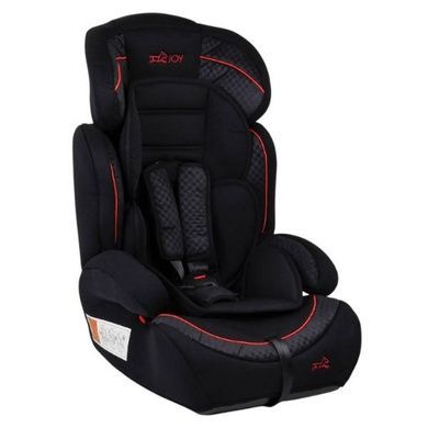 Дитяче автокрісло універсальне від 9-36кг з бустером I/II/III група JOY 49779 Чорне з червоним