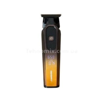 Машинка для стрижки волос аккумуляторная GM 8058Q Коричневая с золотым