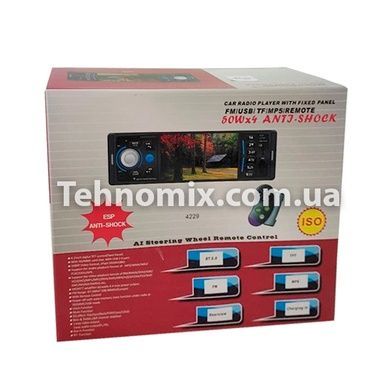 Автомагнитола MP5 Pioneer 4229 экран 4.1 Bluetooth AV-in Пульт на руль