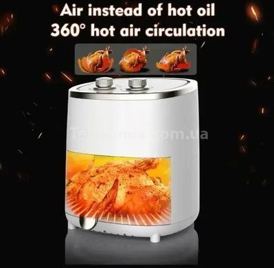 Воздушная Фритюрница RAF R 5006W 4.8л 1200W Серая
