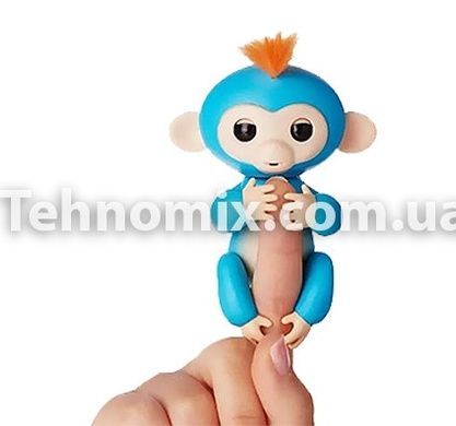 Інтерактивна мавпочка fingerlings happy monkey Синій