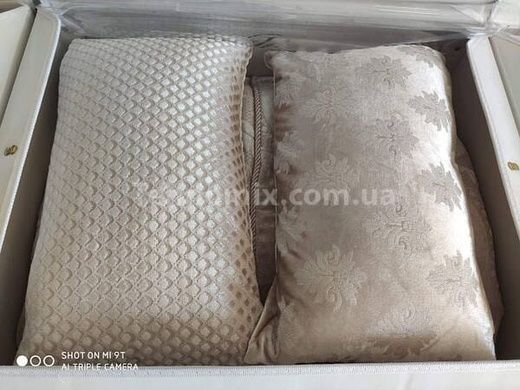 Постільна білизна з вишивкою Pepper home Julie pink Преміум клас Жаккард Євро розмір