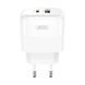 Мережевий зарядний пристрій блок живлення XO L136 PD20W 1USB-C Fast Charging Charger with Type-C cable