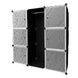 Пластикова шафа Storage Cube Cabinet MP-39-61, 9 секцій